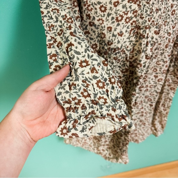 Rylee & Cru Vintage Floral Long Sleeve Cottagecore Sadie Dress Girls 12/14 NWT - Picture 4 of 7